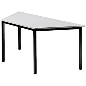 Besprechungstisch HAMMERBACHER DQTR Trapez, grau, 160 x 69 cm