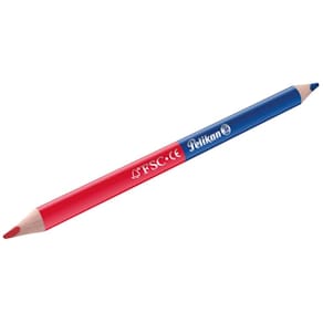 Silbentrennstift Pelikan, rot/blau, dick