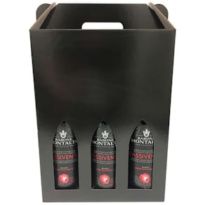 Forsendelseskasse 6 vinflasker, 340x255x174 mm, E-flute, 10 stk