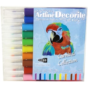 Artline Decorite Flat pastel 10-sæt