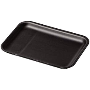 Skumbakker EPS 270x135x25 mm, sort, fødevaregodkendt, 870 stk