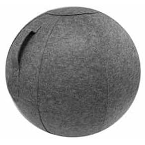 Sitzball UNILUX, PVC/Filz, grau