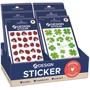 Schmucketikett Avery Zweckform Glück, sortiert, 60 Stück, 6 Mot.,