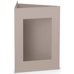 Passepartoutkarte Rössler Paperado, taupe