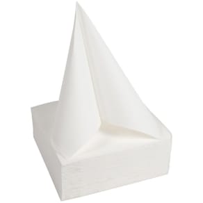 Servett 2-lags EXACO 38x38cm vit 40/fp