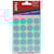 Etiketten Apli rond in etui, 19 mm, blauw, 100 stuks
