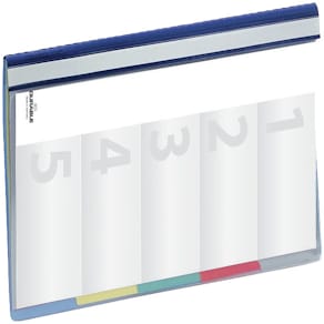Schnellhefter Durable DIVISOFLEX Panorama, blau