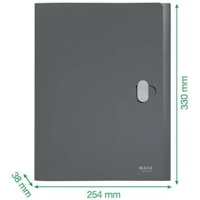 Heftbox Leitz Recycle, A4, PP, schwarz