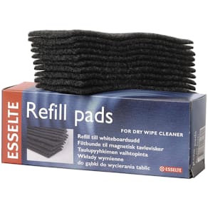 Refill Esselte sort 43x140 mm, 10 stk