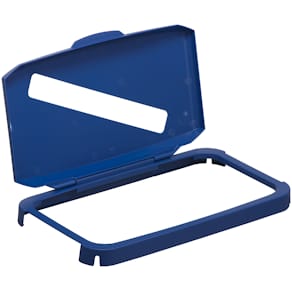 Lock DURABIN 60L fällbart för papper blå