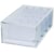 Visitekaartbox MAUL acryl met deksel, incl. index, 11.4x19x7.2cm