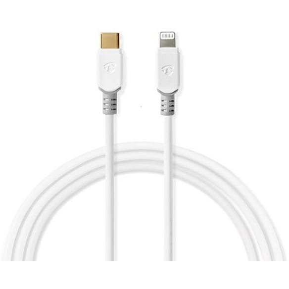 Kabel NEDIS USB-C til lightning 1m
