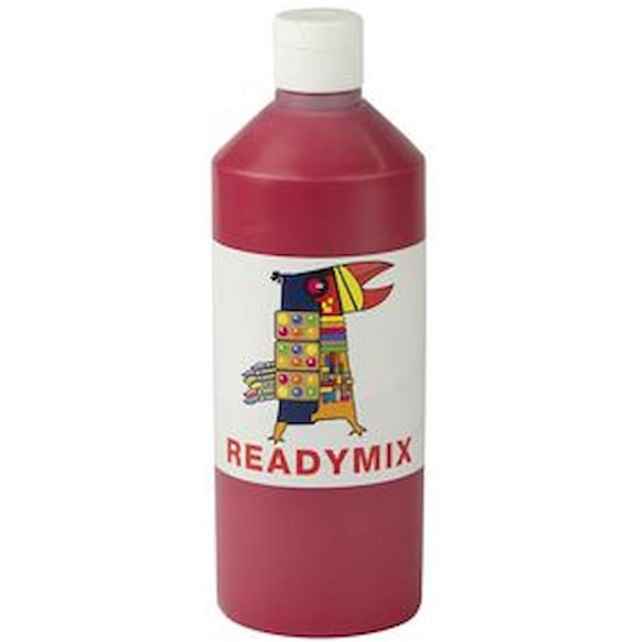 Maling READYMIX 0,5L rød