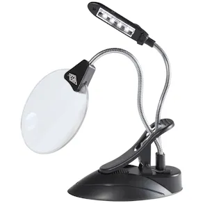 Bords förstoringsglas med LED