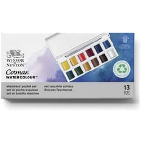 Akvarellfärg set Cotman 10x8ml