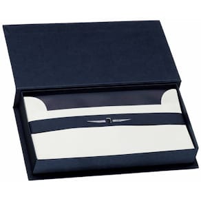 Kartenkassette Rössler Paper Royal, DL/DL, blau