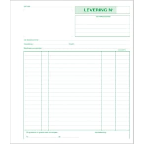Afleveringsbonnenboek Exacompta, ft 21 x 18 cm, tripli (50 x 3 v)