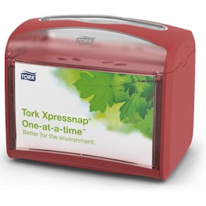 Servettdispenser TORK stående Xpressnap N4, röd