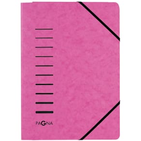 Gummizugmappe PAGNA, A4, dunkelrosa