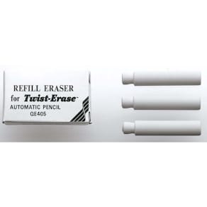 Viskelæder-refill Pentel E10, 7 x 35 x 7 mm, 12 stk