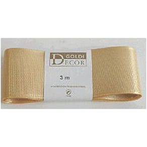 Dekoband Goldina Basic Taftband, 40mm x 3m, gold