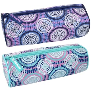 Schlamperrolle DONAU Kreise, 1 Zipper, rund, sortierte Designs