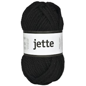 Ullgarn Jette 50g svart