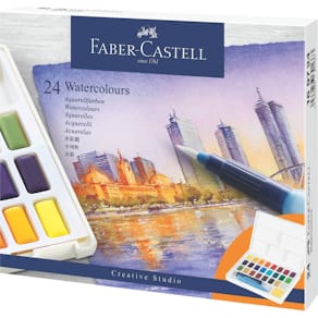 Aquarellfarbkasten Faber-Castell Creative Studio, 24 St.