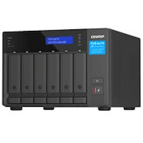 QNAP TVS-H674 - NAS-server - 6 fack - SATA 6Gb/s - RAID JBOD, 0,