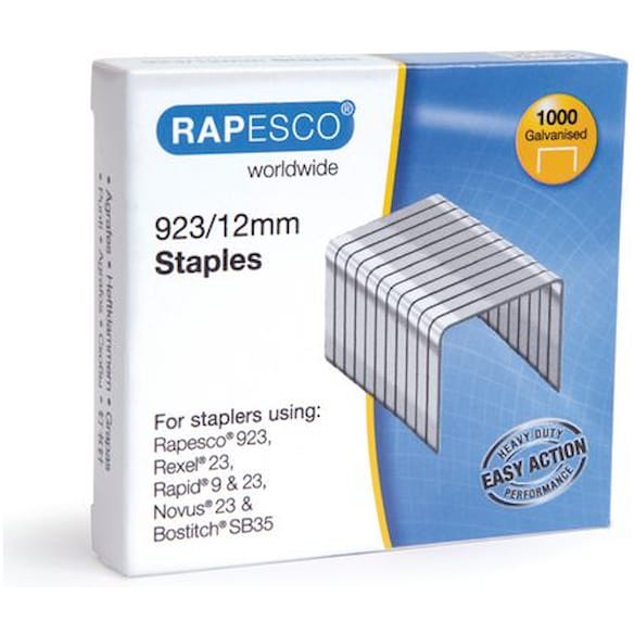 Heftestift RAPESCO galv. 923/12 (1000)