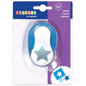 Stansesett PLAYBOX stjerne 2,5cm