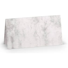 Tischkarte Rössler Paperado, 5 St., grau marmora