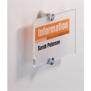 Dörrskylt Durable Crystal Sign A6, 105x148mm