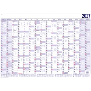 Wandkalender GÜSS Versandrohr 1J 1S