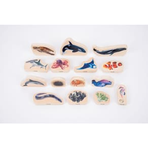 Träfigurer havet 15/fp