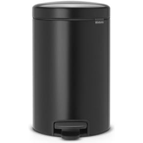 Papperskorg BRABANTIA Pedalhink Newicon 12L Svart