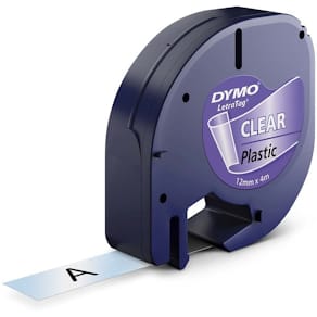 Labeltape DYMO transparent, 10 ruller