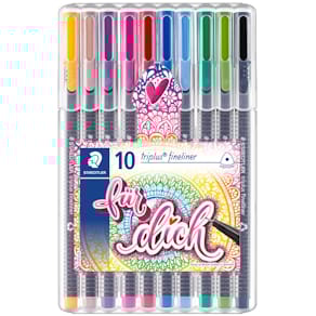 Fineliner-Set STAEDTLER triplus Me Time 10er-Set sortiert