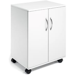 Kontorskap DURABLE 74/53 m/hjul hvit