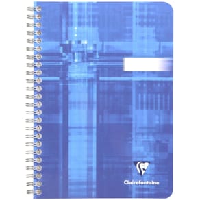 Spiralnotizbuch Clairefontaine, kariert, sortiert