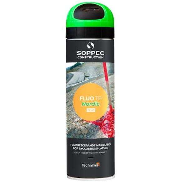 Merkespray SOPPEC Fluo 500ml grønn