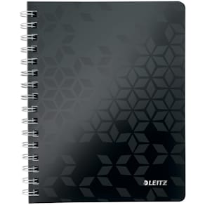 Schrift Leitz WOW, A5, gelijnd, zwart