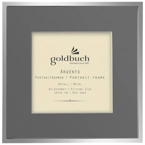 Bilderrahmen Goldbuch Argento, anthrazit, 10 x 10 cm