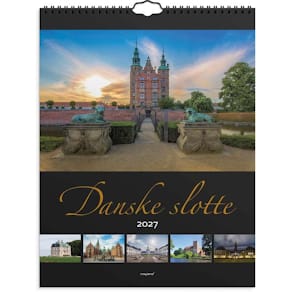 Vægkalender Mayland Photo Danske slotte 2027, 296x393 mm, FSC