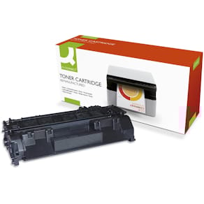 Toner Q-CONNECT, zwart, 2300 pagina's, voor HP, CE505A