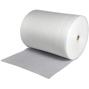 Foam i ruller, 2.000 mm, 1500 mm x 250.00 m, LD-PE, hvid, pose a