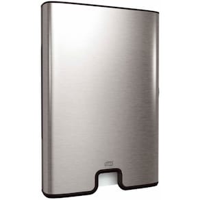 Papirhåndklædedispenser Tork H2, rustfrit stål, 116x218 mm