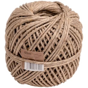 Bindfaden WIHEDÜ Naturfaser, extrastark, 3-fach, braun, 60m, 500g