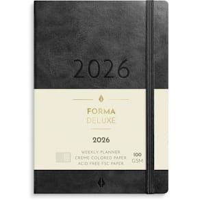 Liten Veckokal. Forma Deluxe 2026 svart
