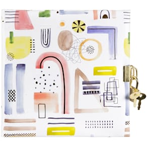 Tagebuch Turnowsky Free Flow, 96 Seiten, mit Schloss, bunt